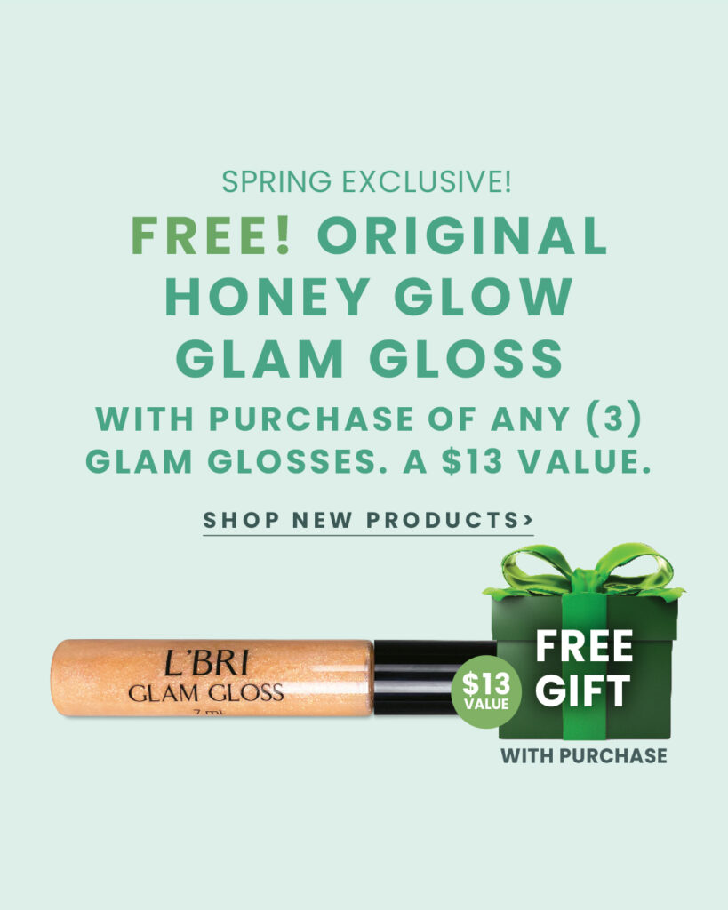 Spring Makeup: FREE Original Honey Glow Glam Gloss when you purchase any three Glam Glosses—a $13 value!